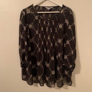 Old Navy 1X Plus Sheer Blouse